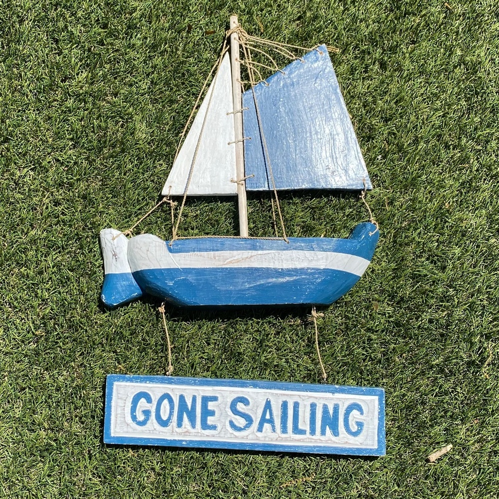 Monkey Business Gone Sailing Sign